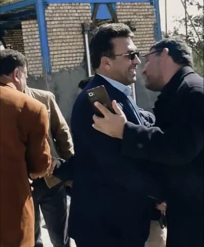 پشت صحنه های ضبط برنامه تلویزیونی پلاک ۵۷ مصاحبه با مهندس کوهسرخی شهردار کاشمر پیرامون اقدامات شهرداری