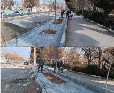 عملیات کفسازی بولوار سیدمرتضی (ع)
