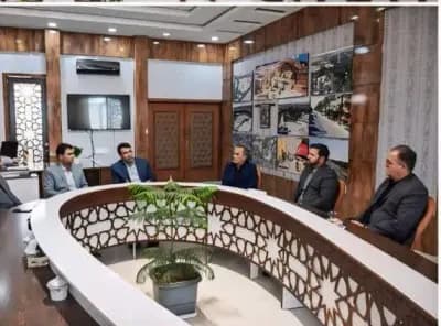📷گزارش تصویری|  دیدار تعدادی از مسئولین شهرستان با مهندس کوهسرخی شهردار کاشمر