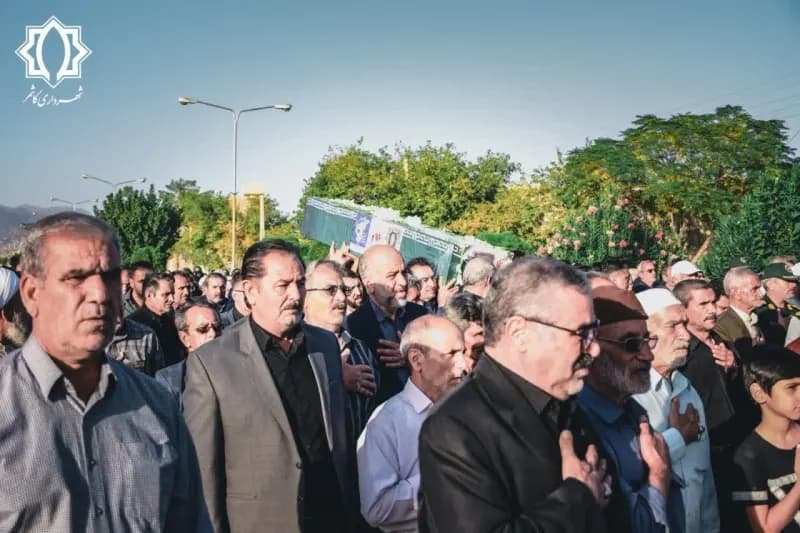 مراسم وداع، تشییع و خاک‌سپاری پیکر مطهر این شهید گرانقدر حاج احمد خدادادی