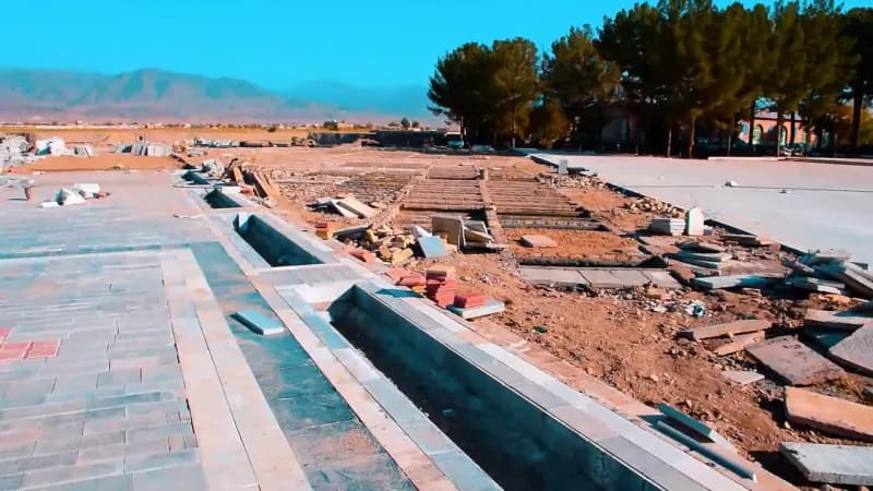 بازدید مهندس کوهسرخی شهردار محترم شهر کاشمر به همراه مهندس نجار معاونت خدمات شهری از بهشت بقیع ،کشتارگاه،محل دفن زباله