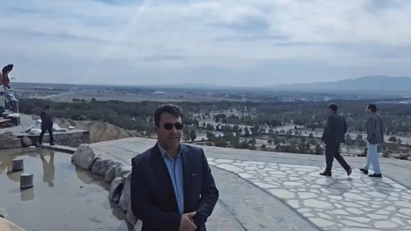 بازدیدمهندس کوهسرخی از روند اجرایی پروژه گردشگری بامشار