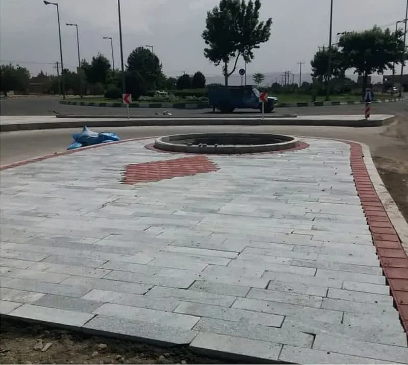 📷گزارش تصویری| ادامه عملیات کفسازی دوربرگردان حاشیه شمالی میدان مغان