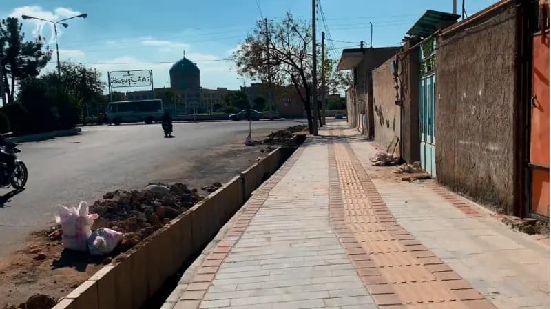 🎥ویدیو | اجرای عملیات کفسازی معابر شهری، انتهای خیابان شاهد