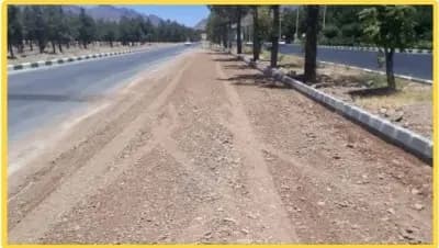 ادامه عملیات زیر سازی لاین کندرو  بولوار سید مرتضی ع روبروی پمپ بنزین