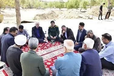 جلسه هماهنگی برای جانمایی و تعیین محل دفن شهدای گمنام
