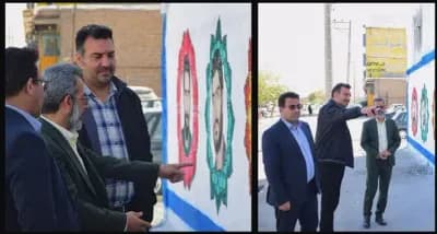با توجه به نزدیک شدن به کنگره شهید مدرس و ۱۲۲۲ شهید منطقه ترشیز درج تصاویر سرداران شهید منطقه توسط شهرداری و هنرمندان شهرستان