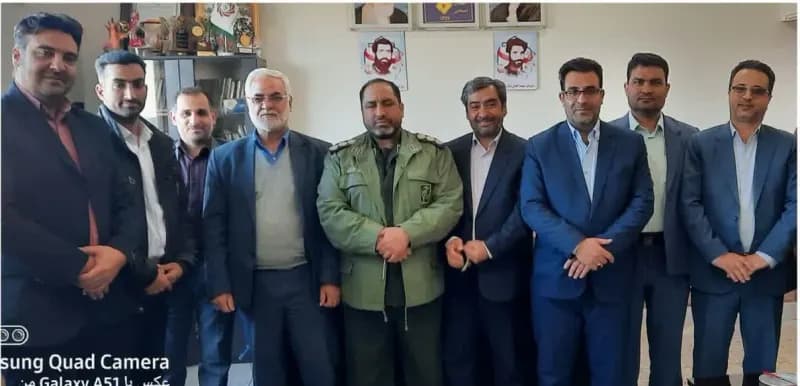 دیدار شهردار کاشمر ریاست و اعضای شورای اسلامی شهر با جناب سرهنگ یعقوبیان