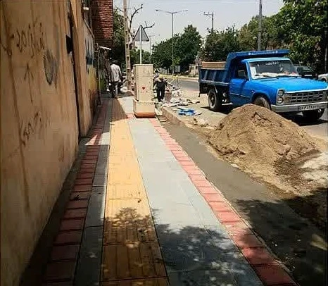 📸گزارش تصویری|| عملیات کف سازی وسنگ فرش نبش کوچه سلطانیه ۹