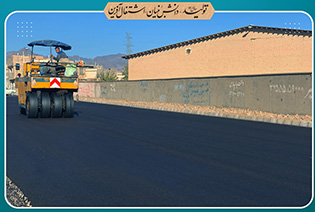 اجرای عملیات نهضت آسفالت معابر “خیابان بوستان(منطقه حسین آباد)”