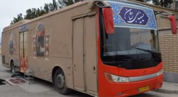 برپایی حسینیه بی نشان در محلات و مدارس شهر کاشمر