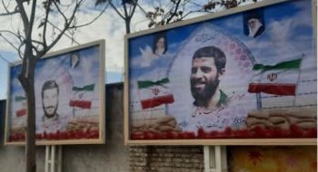 همزمان با فرارسیدن سالروز عملیات های کربلای ۴و۵ نصب تصاویر سرداران شهید خطه ترشیز در این عملیات