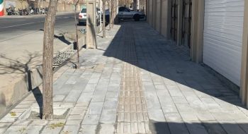 📷گزارش تصویری| اتمام عملیات تایل فرش معابر شهری، خیابان دانش 35