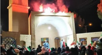 مراسم نور افشانی شب یوالله۲۲ بهمن ماه