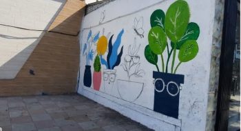 زیبا نگاری دیوارهای سطح شهر در آستانه بهار