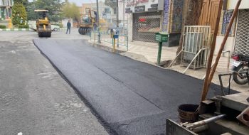 اجرای عملیات آسفالت معابر شهری، خیابان ۱۷ شهریور