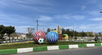 📷گزارش تصویری| اجرای المان های نوروزی، میدان مادر