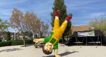 📷گزارش تصویری| اجرای المان های نوروزی، ابتدای بلوار سیدمرتضی(ع)