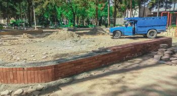 📷گزارش تصویری| اجرای عملیات پارک بانوان شماره ۲ شهرداری کاشمر محله قائم