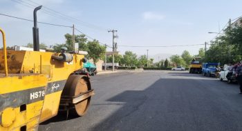 📷گزارش تصویری| ادامه اجرای عملیات نهضت آسفالت معابر شهر کاشمر،خیابان مطهری