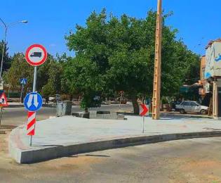 📸گزارش تصویری|| اجرای دوربرگردان بلوارجمهوری وجزیره ترافیکی تقاطع خیابان شهید علی پناه با میدان بهورز