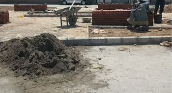 گزارش تصویری: عملیات آجرنما (سکوهای پارک محله کوچه ۱۵خرداد۱۳)