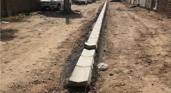 📷گزارش تصویری| عملیات نصب جدول کوچه ۱۳آبان ۶