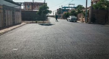 📸گزارش تصویری|| کوچه شهید صادقی ۲۰(قبل وبعد عملیات آسفالت)