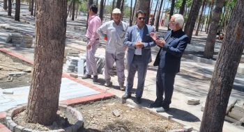 بازدید شهردار محترم کاشمر جناب آقای مهندس کوهسرخی به اتفاق رئیس محترم شورای اسلامی شهر کاشمر جناب آقای مهندس مرادزاده