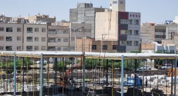 ادامه ساخت ساختمان اداری و فرهنگسرا شهرداری کاشمر