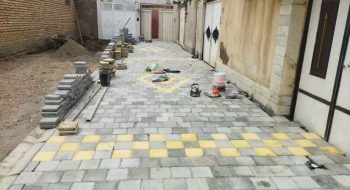 📸گزارش تصویری||  عملیات  تایل فرش معبر ۱۵ خرداد ۵/۱۶