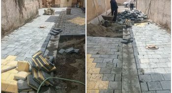 📸گزارش تصویری||  عملیات کف سازی وتایل فرش کوچه ضلع شرقی خیابان سلمان فارسی