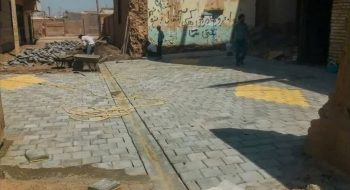 📸گزارش تصویری||  عملیات نصب تایل بتنی کوچه سلمان فارسی ۲۰