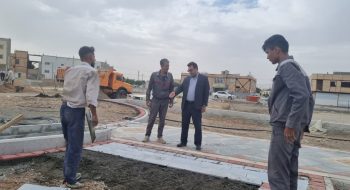 📸گزارش تصویری||  بازدید شهردار محترم کاشمر از اجرای عملیات پارک دانش