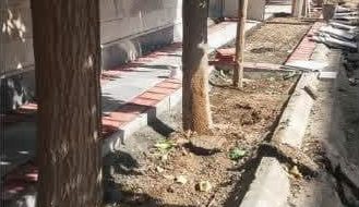 📸گزارش تصویری|| پیاده روسازی انتهای کوچه خرمشهر ۹