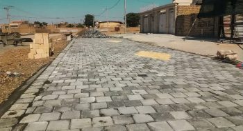 📸گزارش تصویری||عملیات نصب تایل بتنی کوچه ۱۵خرداد۳/۲