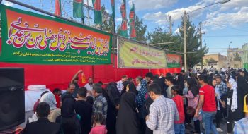 📷گزارش تصویری| ایستگاه صلواتی شهرداری کاشمر در روز عید غدیر خم