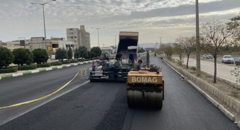 📷گزارش تصویری| اجرای عمليات آسفالت معابر شهری، بولوار جانبازان
