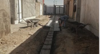 📷گزارش تصویری|  عملیات نصب جدول کانیووسط ونصب تایل بتنی انتهای کوچه فاطمیه ۱۲