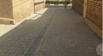 📷گزارش تصویری|  عملیات‌نصب جدول کانیووسط ونصب تایل بتنی کوچه سجاد۲