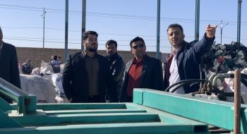 گزارش تصویری 📸|   بازدید میدانی عضو قضایی به اتفاق مهندس نجار معاونت خدمات شهری از محل سامانه مدیریت پسماند اکو و رسیدگی به وضعیت و مشکلات موجود.