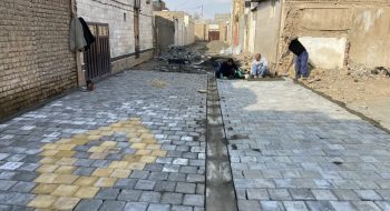 گزارش تصویری 📸|   اجرای عملیات تایل فرش معابر شهری  خیابان امام موسی صدر،کوچه احسان