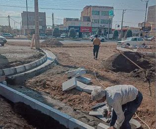 📷گزارش تصویری|  اجرای راست گرد (ورود و خروج خیابان فروردین) ورودی از سمت بلوار معلم