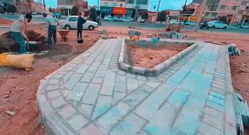 🎥ویدیو | اجرای عملیات جدول گذاری و عقب نشینی بلوار معلم