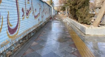 گزارش تصویری 📸|  اجرای عملیات  سنگ فرش معابر شهری خیابان جمهوری اسلامی ۱۲