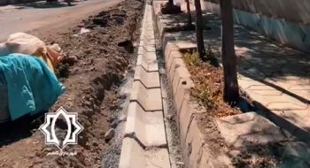 🎥 ویدیو| اجرای عملیات جدول کانیوو خیابان ارغوان ۶