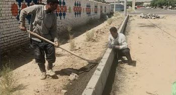 📷گزارش تصویری|  شروع عملیات نصب جدول کوچه کارگر ۲