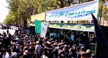 موکب پذیرایی شهدای شهرداری در اربعین جاماندگان حسینی شهرستان کاشمر