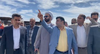 بازدید دادستان محترم شهرستان کاشمر حجت الاسلام و المسلمین بلوچ زاده به همراه معاونت خدمات شهری مهندس نجار از میدان دام