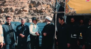 بازدید امام جمعه معظم شهرستان دکتر طاهری ،مهندس کوهسرخی شهردار کاشمر بهمراه اعضای شورای اسلامی جناب سرهنگ زاده اکبر، مهندس یوسف  پور از موکب شهرداری کاشمر در مسیر کاروان پیاده جاده کوهسرخ واقع در کافه فردوسی